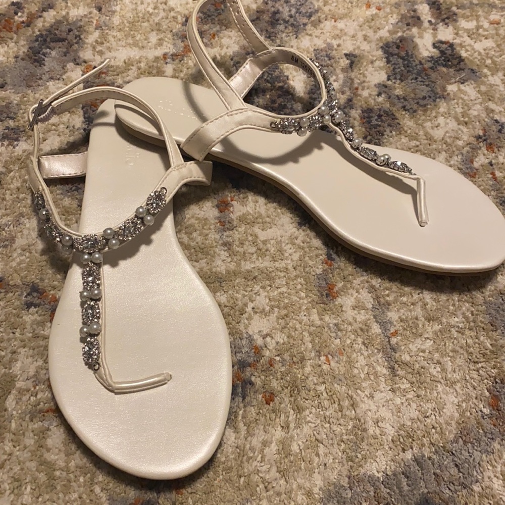 David’s Bridal Sandal